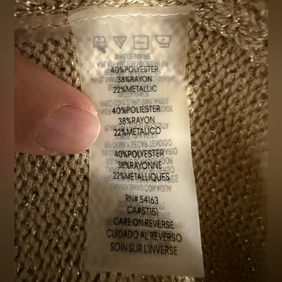 Calvin Klein Women's Gold Sweater - Picture 4 of 6